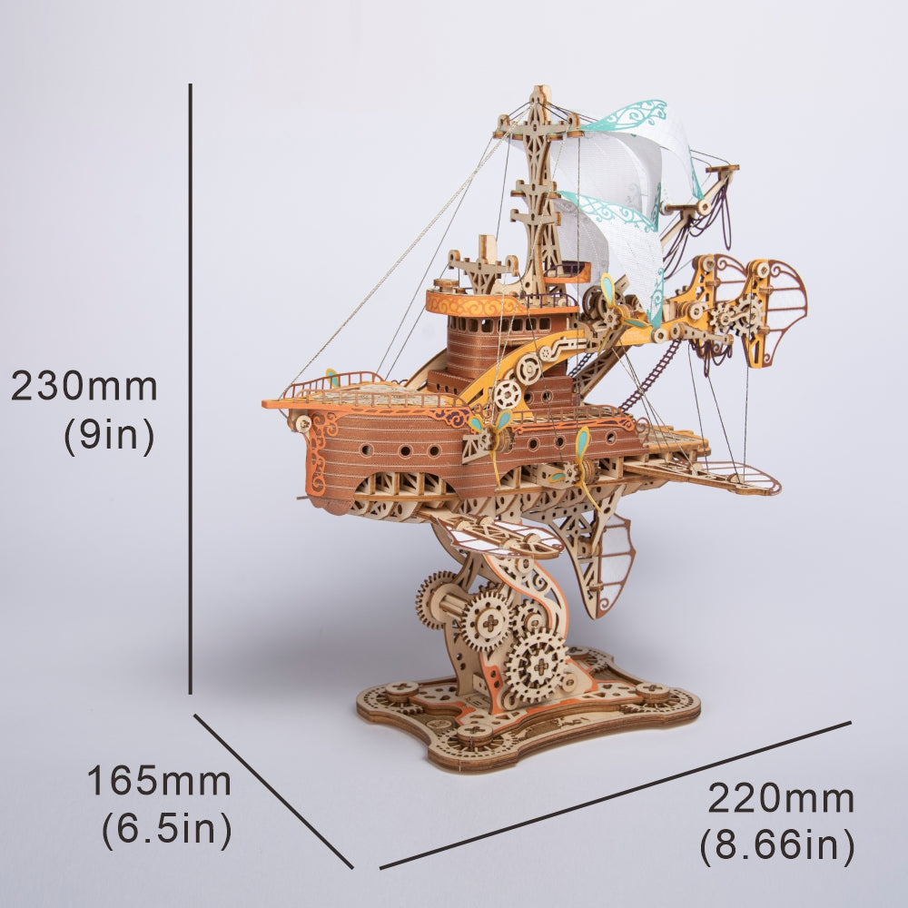 Steampunk airship – Around the World in 80 Days