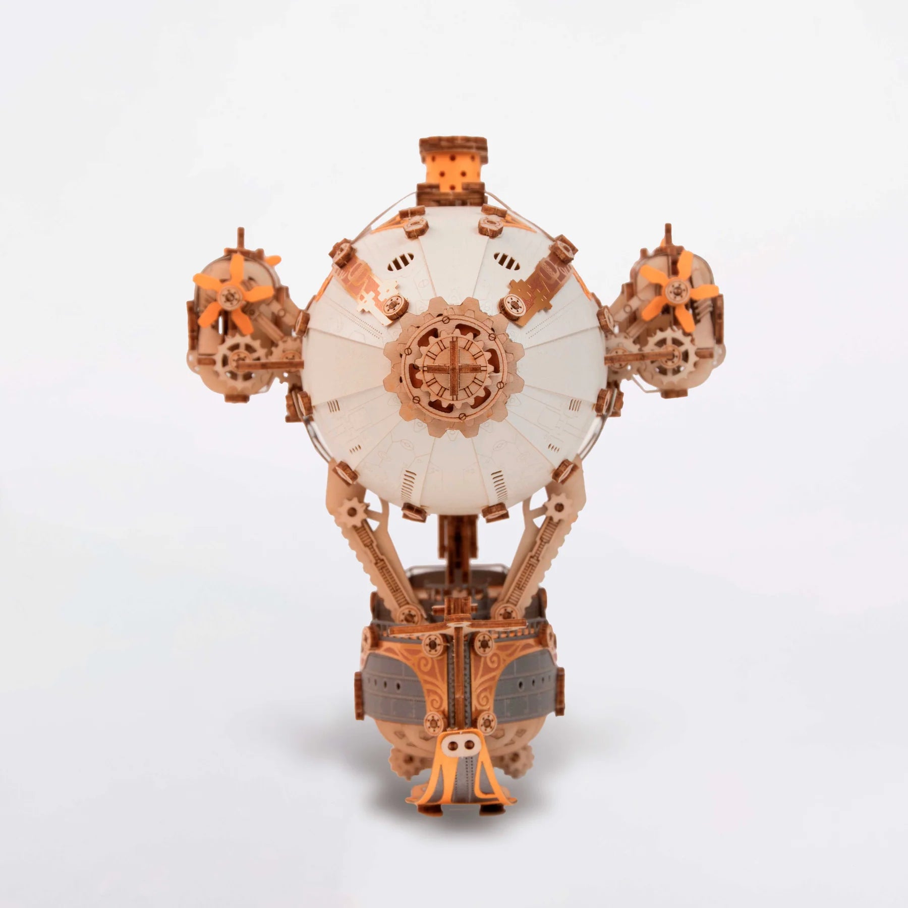 Fantasie-Luftschiff-Ballon - Weiß