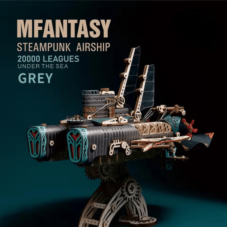 Steampunk-Luftschiff – 20.000 Meilen