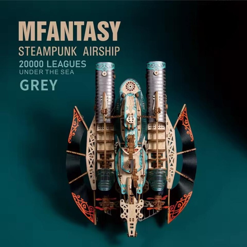 Steampunk-Luftschiff – 20.000 Meilen