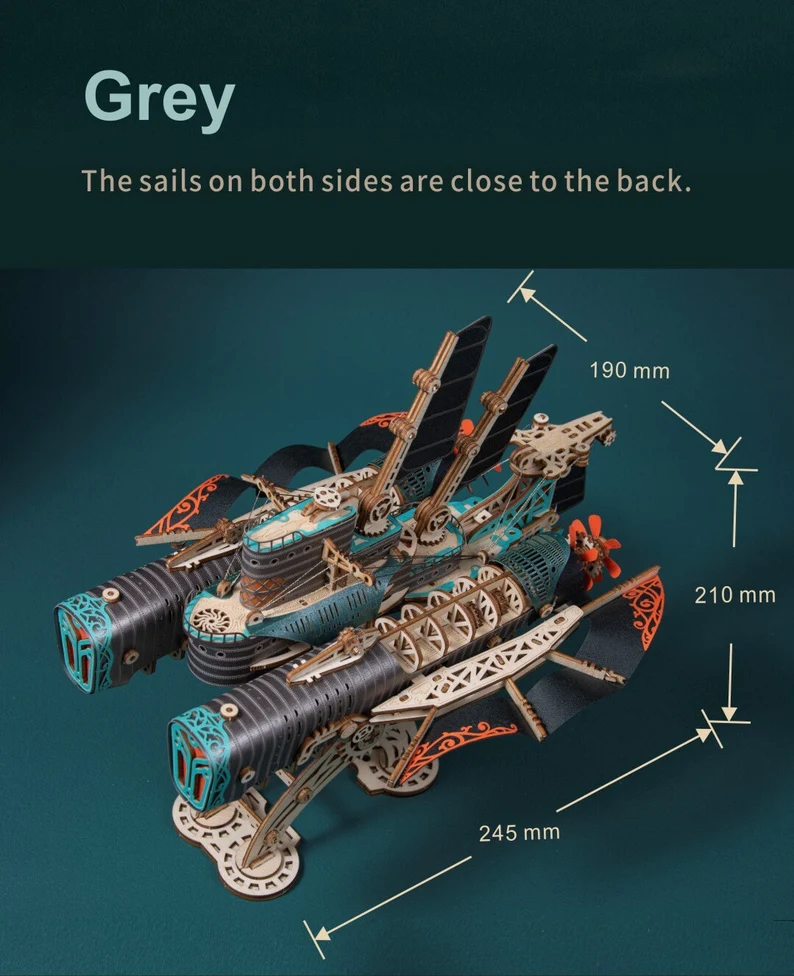 Steampunk Airship – 20000 leagues