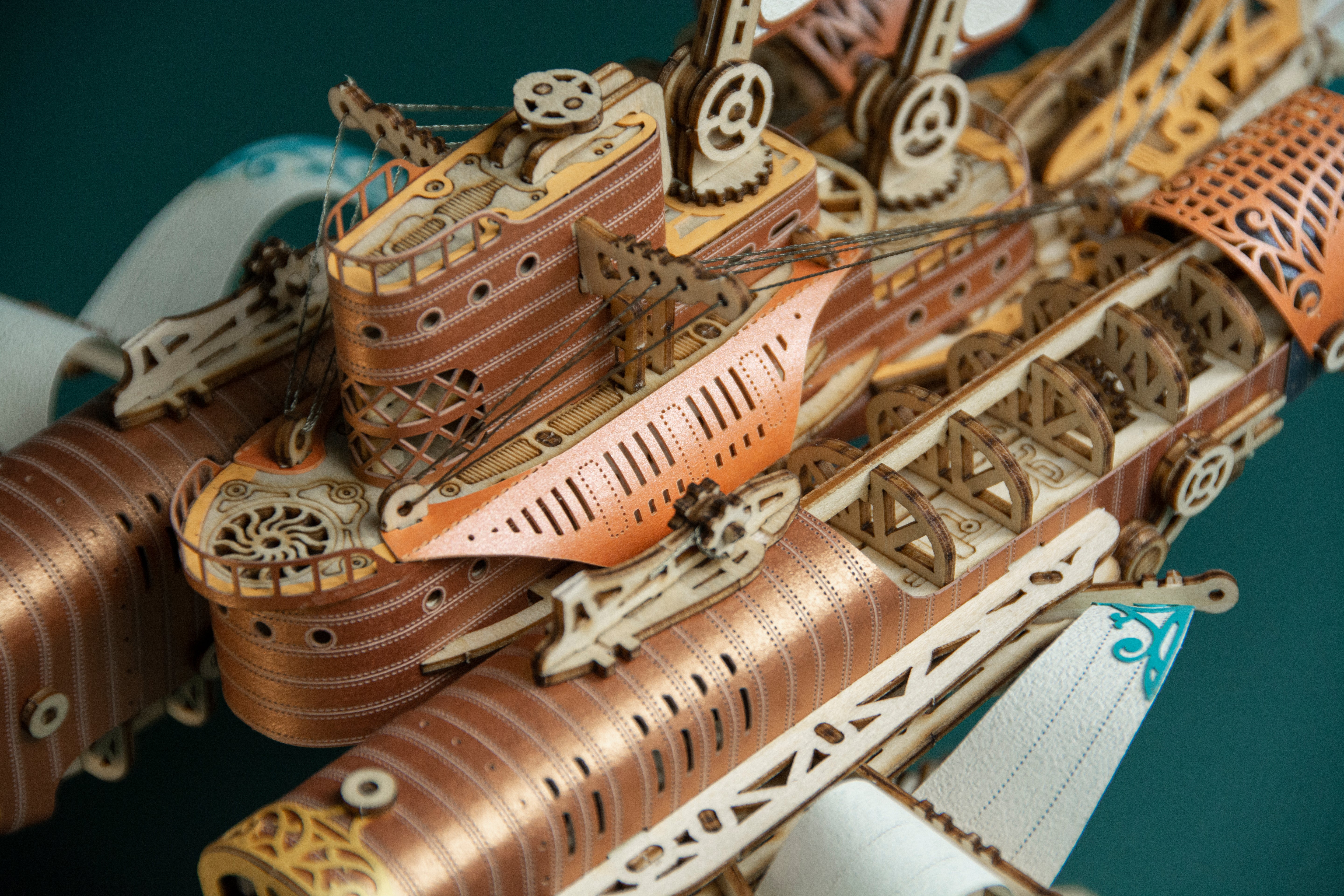 Steampunk-Luftschiff – 20.000 Meilen