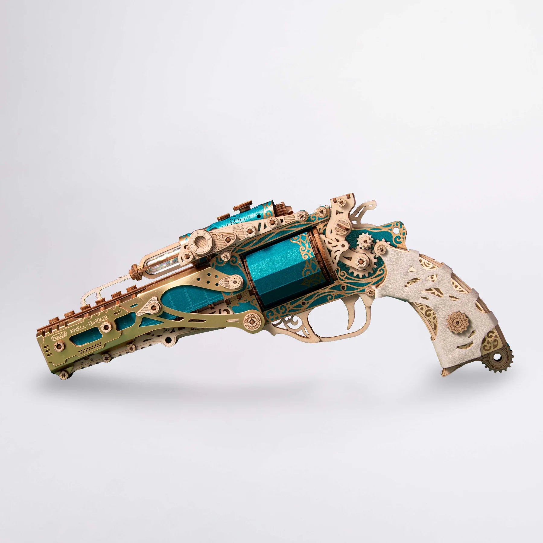 Steampunk Revolver - Blue