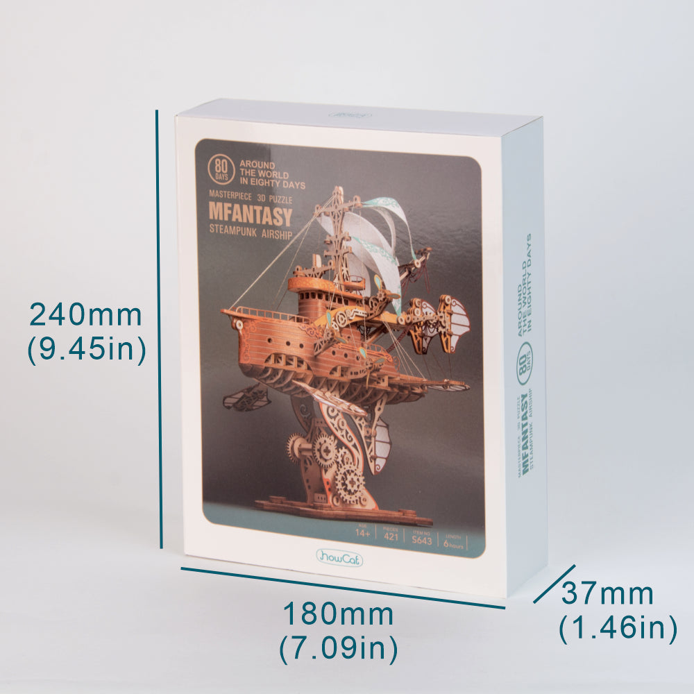 Steampunk airship: Around the World in 80 Days – Steampunk 3D