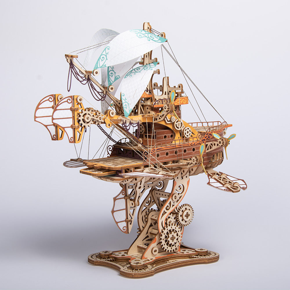 Steampunk airship: Around the World in 80 Days – Steampunk 3D