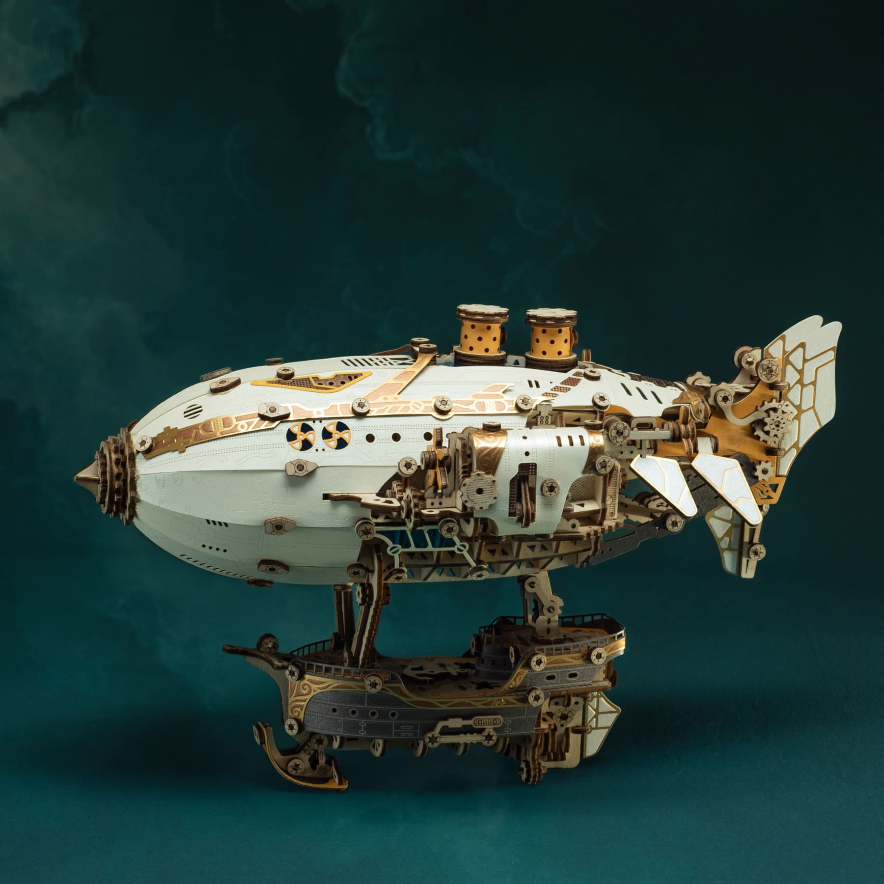 Fantasy Airship Balloon - White