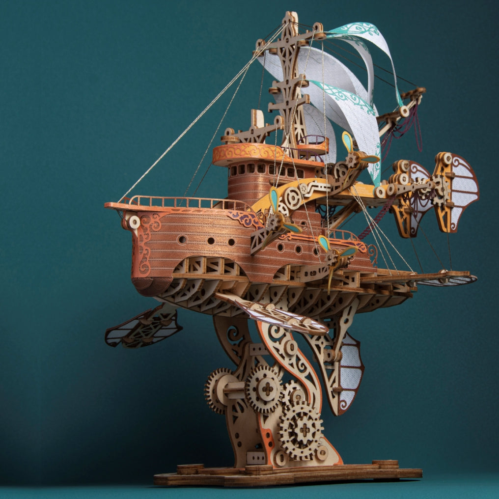 Steampunk airship – Around the World in 80 Days