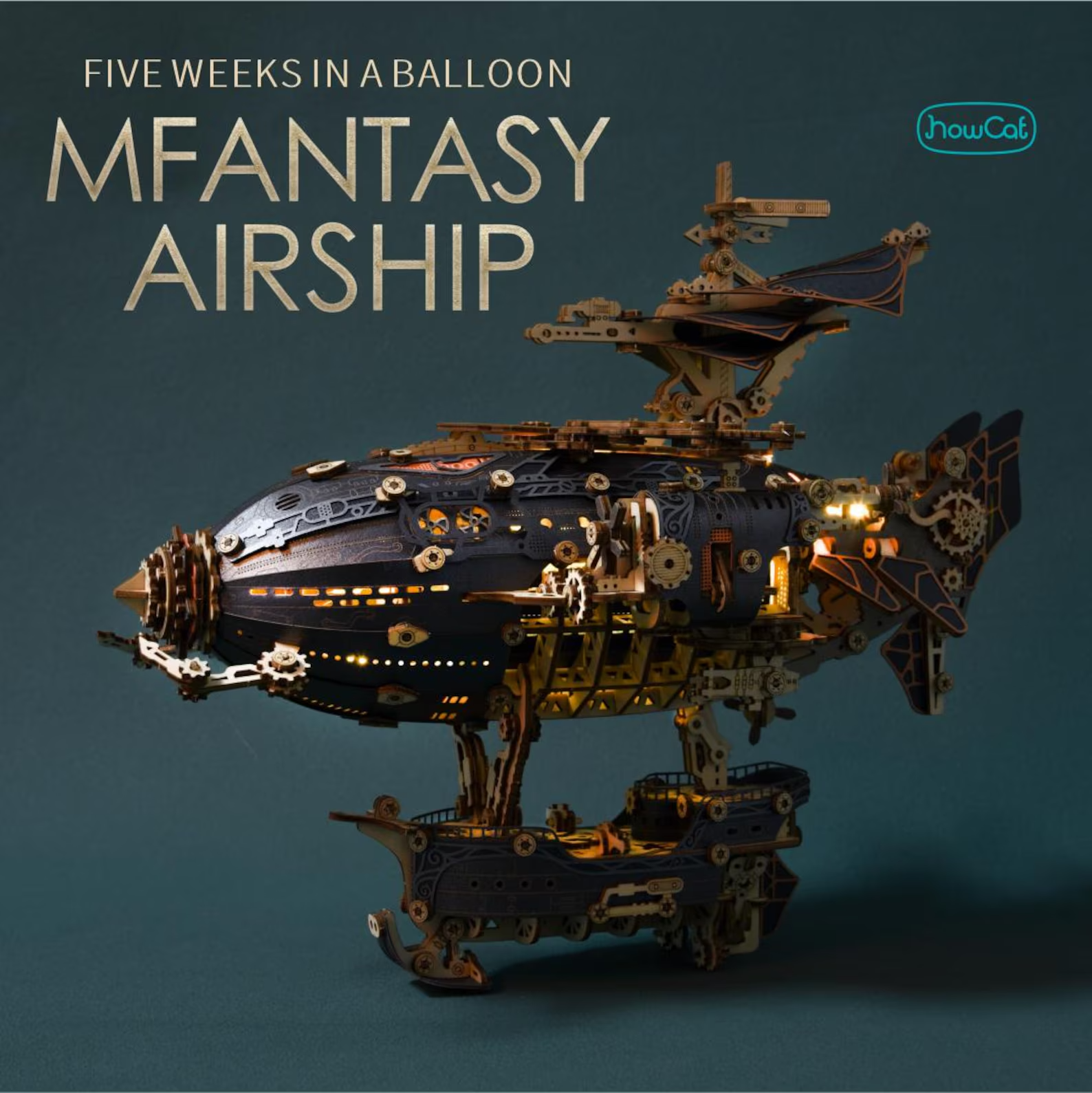 Fantasy Airship Balloon - Black